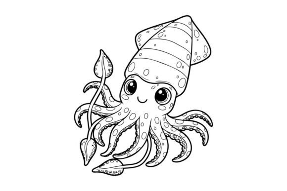 Cute Octopus Scientist Graphics & Illustrations Review
