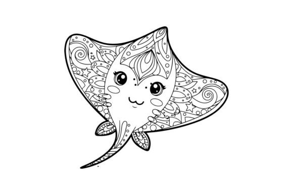 Cute Owl with Ornate Patterns: Graphics & Illustrations