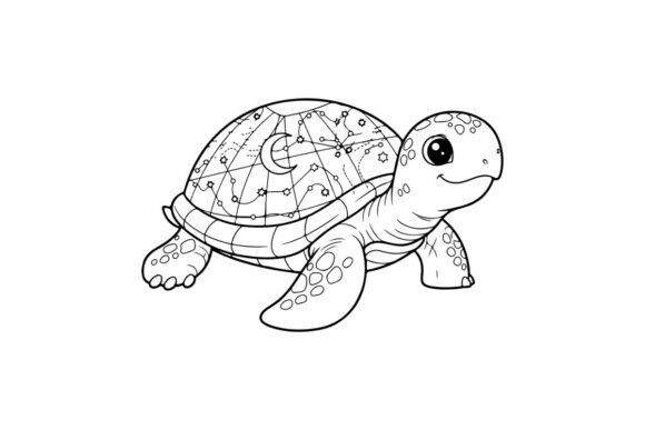 Cute Turtle Map Shell Vector: Graphic & Illustration Review